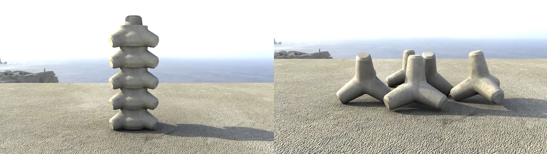 EMODIOM Tetrapods 장점